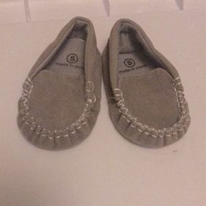 Gray Baby moccasins